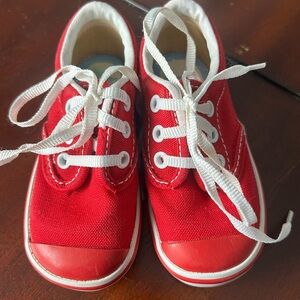Keds Vibrant Red Kids Sneakers